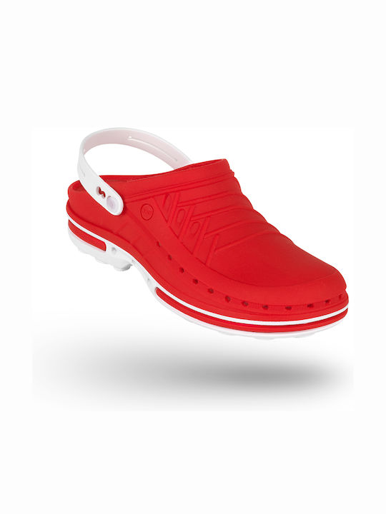 Wock Clog 17 Anatomic Clogs Red