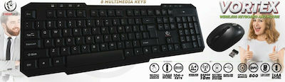 Rebeltec Vortex Fără fir Set tastatură și mouse Engleză US