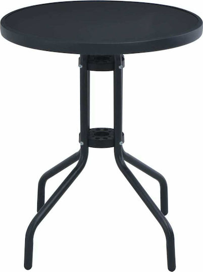 Table Free Standing 80x80x72cm Black Table Free Standing 80x80x72cm Black