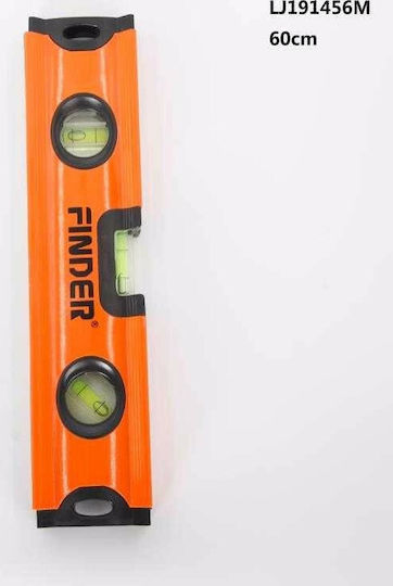 Finder 191456 Wasserwaage Aluminium Magnetisch 60cm mit 3 Augen