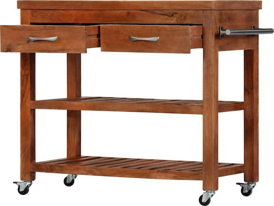 Dulap De Bucătărie Pardoseală Maro 100x48x89cm
