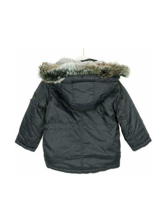 Losan Kids Parka Long with Hood Khaki 725-2006AC