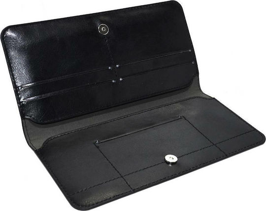 Wallet Case ReaLike Book Case / Sock & Pouch up to 4.7" Black 21939