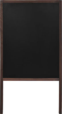 vidaXL Μαυροπίνακας Floor Chalk Board 80x60cm