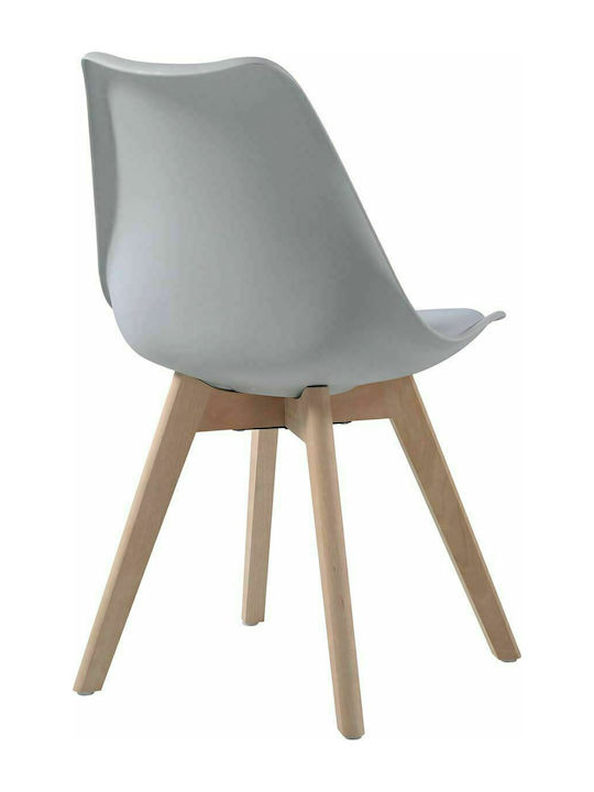 Martin Kitchen Polypropylene Chair Gray 49x56x82cm 4pcs