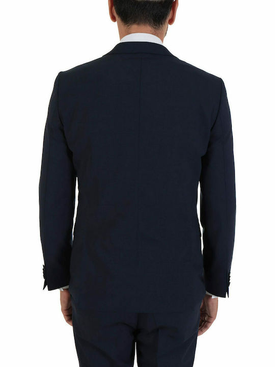 Harvey 202 Men's Winter Suit Jacket Slim Fit Navy Blue