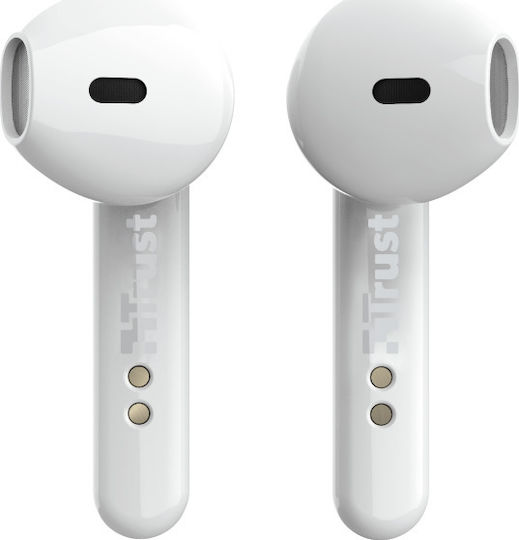 Trust Primo Touch Earbud Bluetooth Handsfree Earphones with Charging Case White