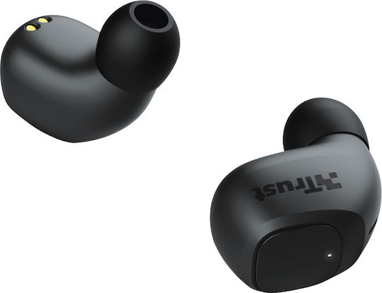 Trust Nika Compact In-ear Bluetooth Handsfree Căști cu Rezistență la Transpirație și Carcasă de Încărcare Negru