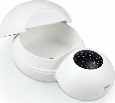 Alecto Baby BC-21 Υγραντήρας & Προβολέας Νυχτερινός Ουρανός Λευκό