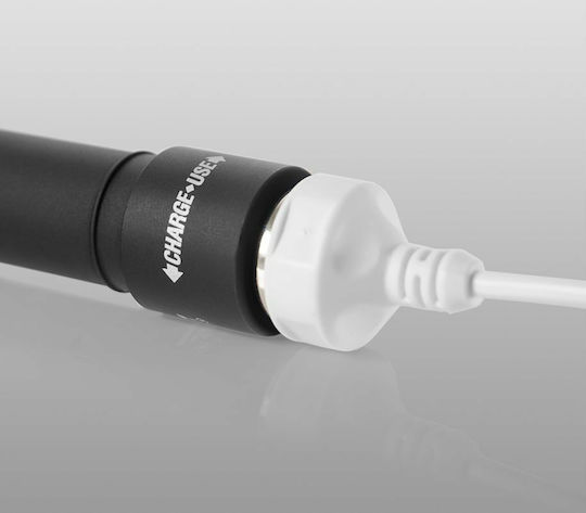 Armytek Wiederaufladbar Taschenlampe LED mit maximaler Helligkeit 1250lm Prime C2 Magnet Schwarz