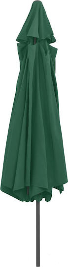 Umbrelă Rotundă Metalică Verde Ø4m
