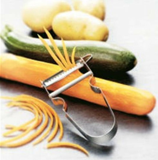 Victorinox Julienne Fruit and Vegetable Peeler and Cleaner with Julienne Blade Stainless Steel