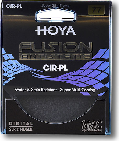 Hoya Fusion Antistatic Filter CPL 77mm with MC Coating for Camera Lenses