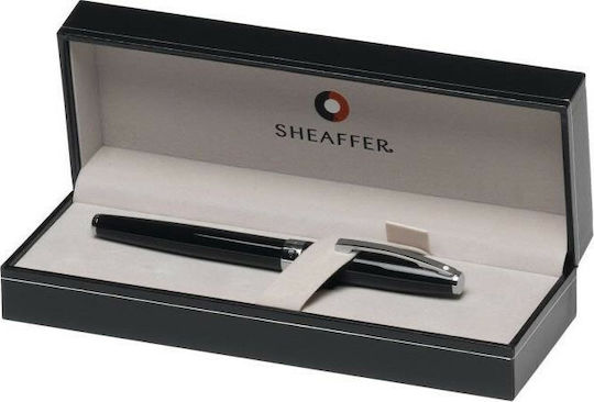Sheaffer Πένα Γραφής Μαύρη από Ατσάλι με Μαύρο Μελάνι