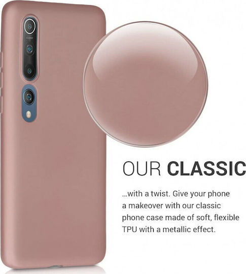KWmobile Back Cover Silicone Rose Gold (Xiaomi Mi 10 / Mi 10 Pro)