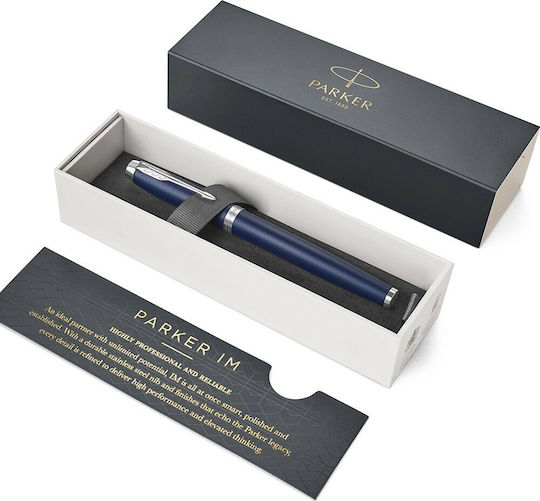 Parker Writing Pen Fine Blue made of Steel