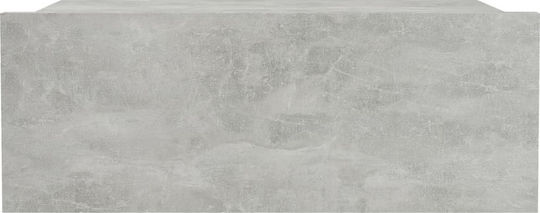Nachttisch Grey Concrete 40x15x30cm