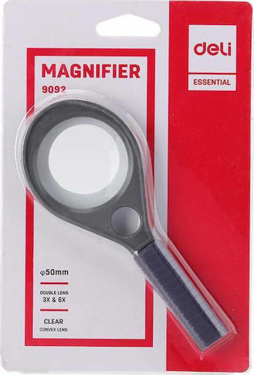 Deli Magnifying Lense Black 50mm (3x - 6x) 1pcs
