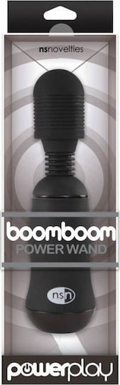 Ns Novelties Power Play Boomboom Vibrator Massage 18cm Black