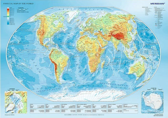 Physical Map of the World Puzzle 2D 1000 Pieces