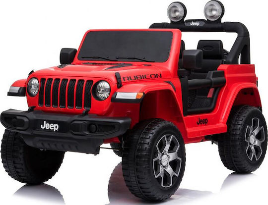 Wrangler Rubicon Doppelsitzer mit Fernbedienung Lizensiert 12 Volt Rote Für 2+ Jahre 1555/Rot