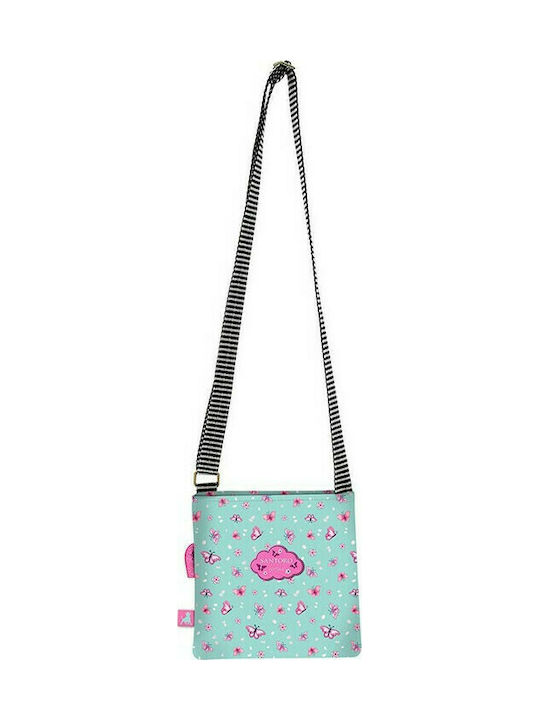 Santoro Cherry Blossom Παιδική Τσάντα Ώμου Τιρκουάζ 23x2εκ.