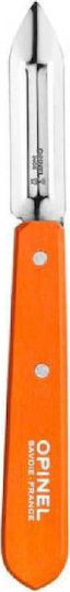 Opinel Les Essentiels Νο115 Fruit & Vegetable Peeler/Cleaner made of Stainless Steel Orange