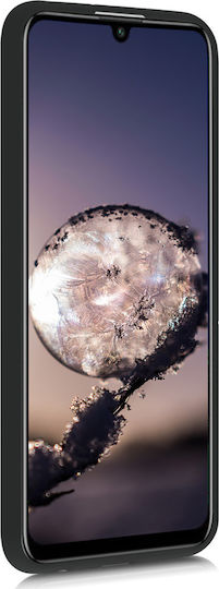 KWmobile Umschlag Rückseite Silikon Schwarz (Huawei P Smart 2020)