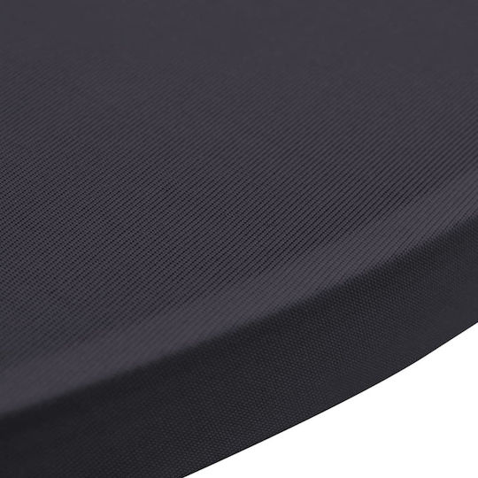 vidaXL Elastic Table Cover Gray Ø80cm 4pcs