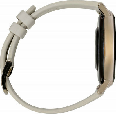 Huawei Watch GT 2 42mm Elegant Stainless Steel 42mm Waterproof with Heart Rate Monitor (Frosty White)