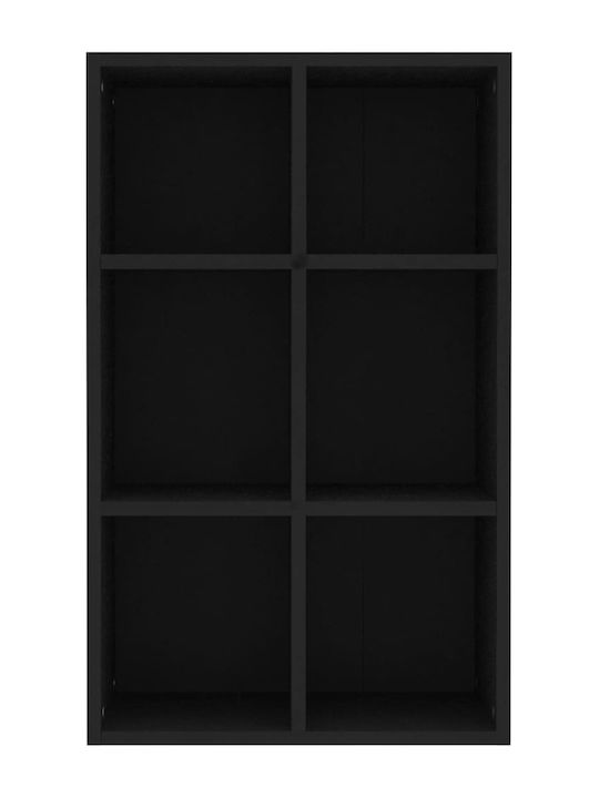 Bookcase Black 66x30x97.8cm