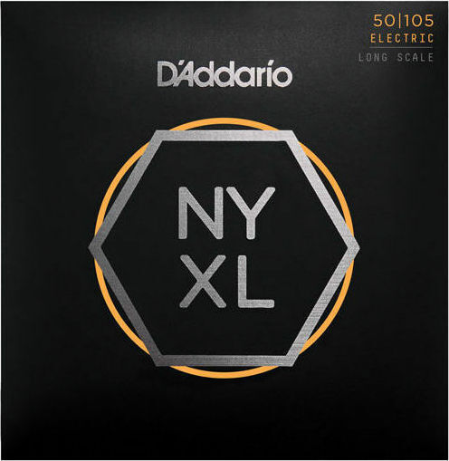 Daddario NYXL Bass 4-String Set of Nickel Wound Bass Strings 50 - 105 Inches Medium/Long Scale