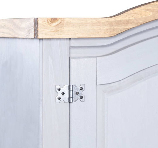 Doppeltür Kleiderschrank Corona Gray 101x52x170cm