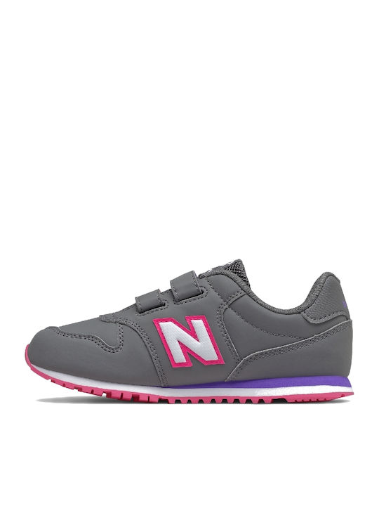 500 Classics Youth Kids Sneakers with Scratch Gray
