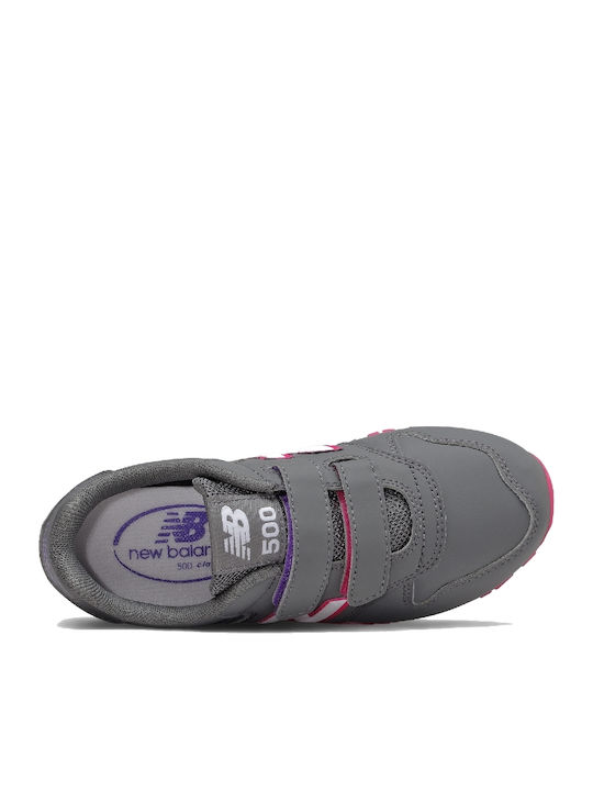 500 Classics Youth Kids Sneakers with Scratch Gray