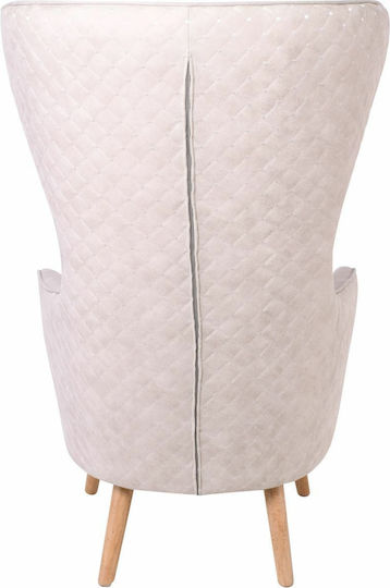 Dovela Ohrensessel Beige 76x83x120cm