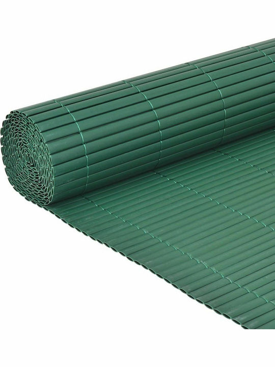 vidaXL Gartenzaun beidseitig Bambuszaun Kunststoff mit Ganzes Schilf 1.5x3m