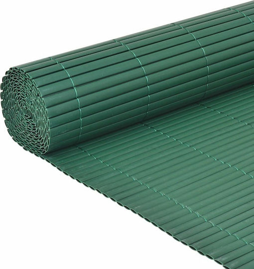 vidaXL Gartenzaun beidseitig Bambuszaun Kunststoff mit Ganzes Schilf 1.5x3m