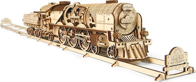 Ugears Παιχνίδι Κατασκευών Ξύλινo V-Express Steam Train with Tender