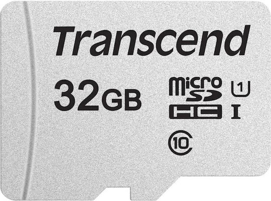 Transcend 300s microSDHC 32GB Class 10 U1 A1 UHS-I with Adapter