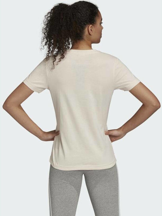 Adidas Brilliant Basics Femeie Sport Bumbac Bluză Mâneci scurte Roz