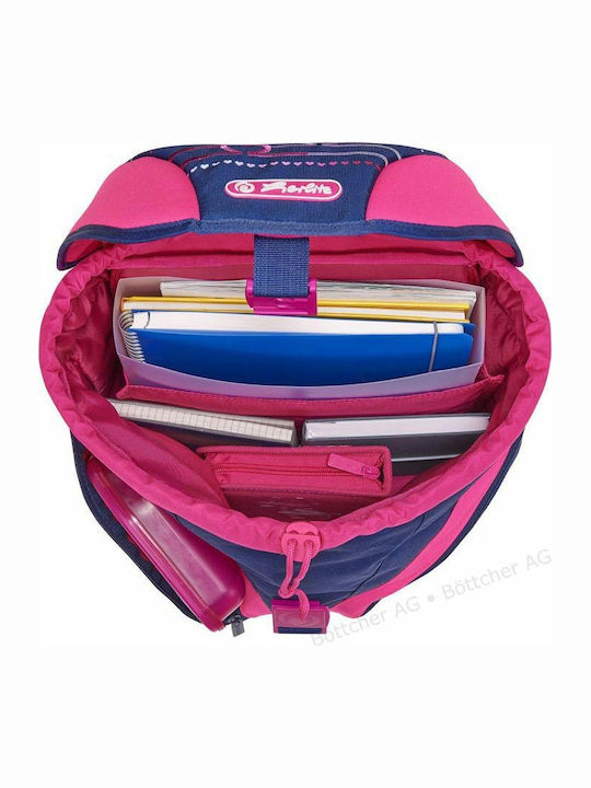 Herlitz Motion Plus Rosa Würfel-Set Schulranzen Rucksack Grundschule, Grundschule in Rosa Farbe