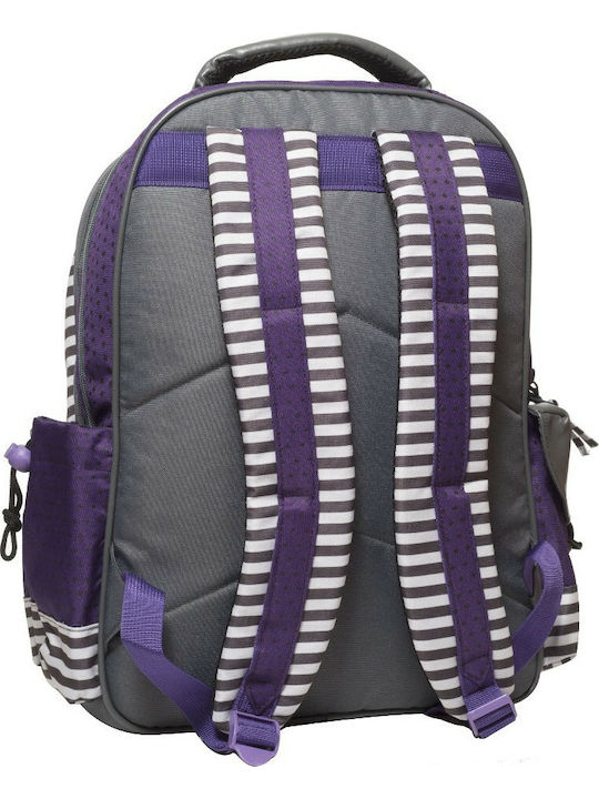 Forever Friends Rustic School Bag Backpack Elementary, Elementary in Purple color