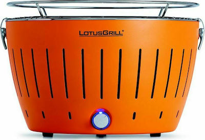 LotusGrill Ανοξείδωτη Φορητή Charcoal Grill Πορτοκαλί 40.5cm