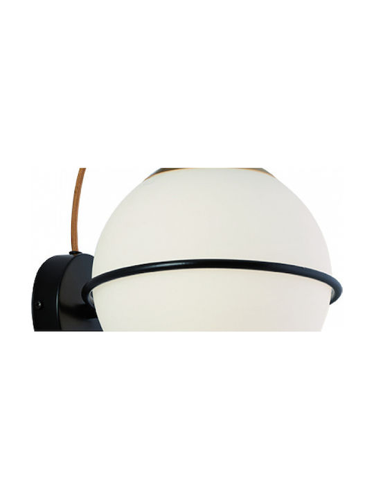 Viokef Ferero Metall Tischlampe für Fassung E27 mit Schwarz Basis