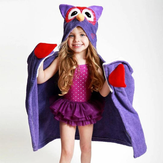 Zoocchini Baby-Badetuch mit Kapuze 127x55cm