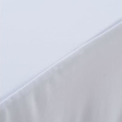 vidaXL Κάλυμμα Τραπεζιού Λευκό 183x74cm 2τμχ