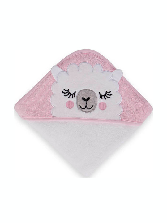 Kikka Boo Baby Bath Towel Hooded 80x80cm