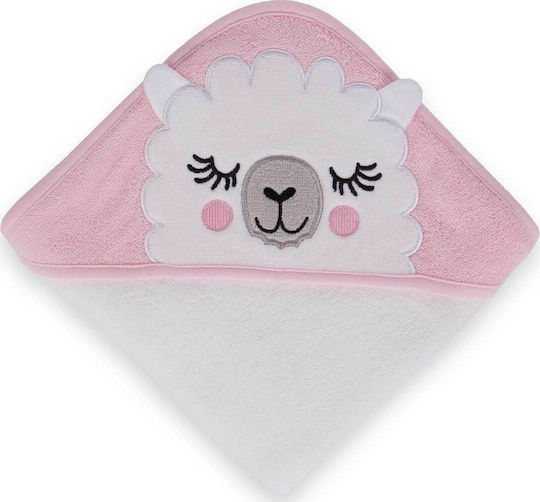 Kikka Boo Baby-Badetuch mit Kapuzen 80x80cm
