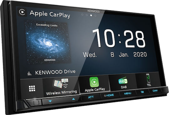 Kenwood Sistem Audio Auto 2DIN (Bluetooth/USB) cu Ecran Tactil 7"